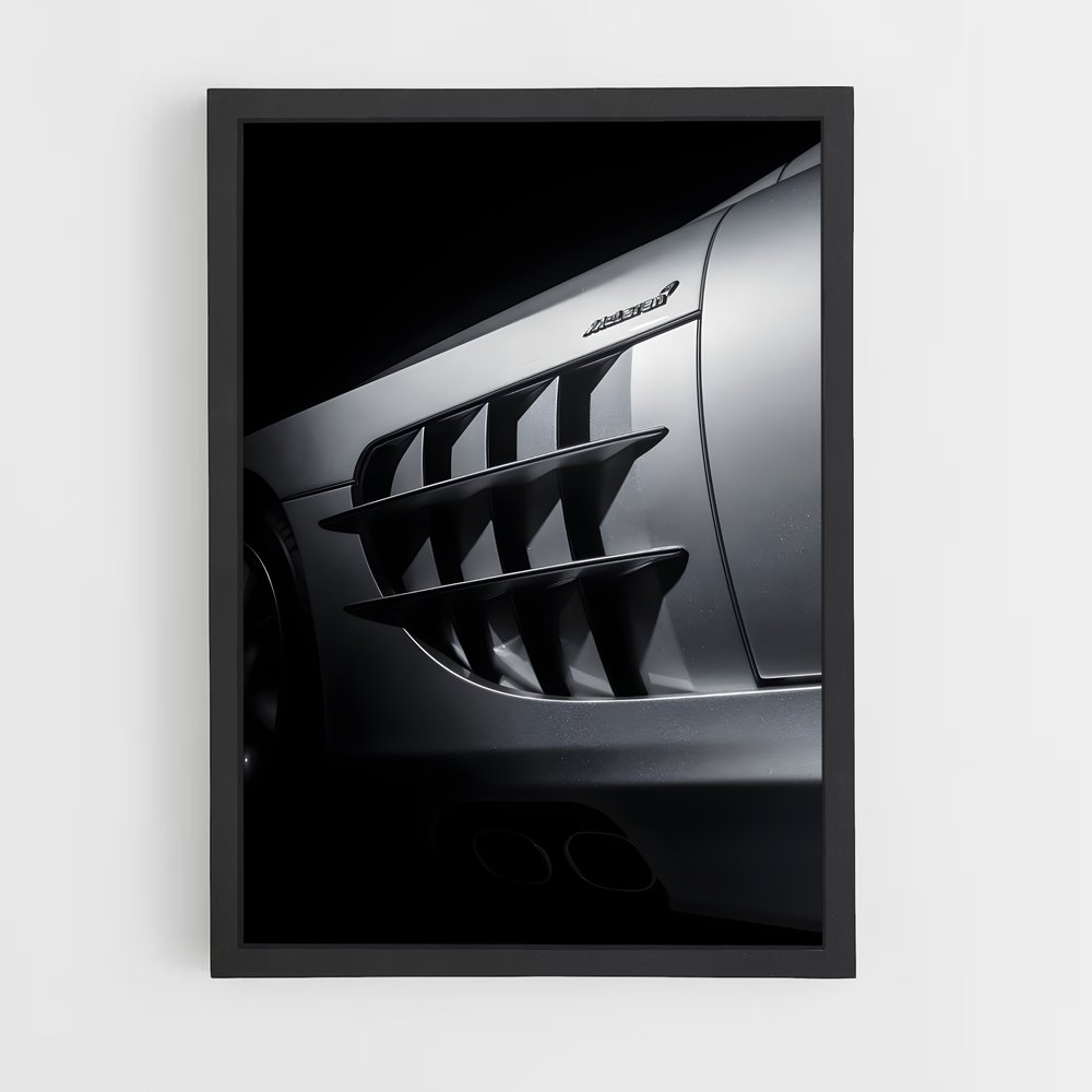 Poster raffiné McLaren SLR – affiche Mercedes (vue 2)